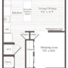 Floor plan: Studio w-nook