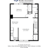 Floor plan: 1 Bedroom