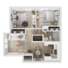 Floor plan: 2x1 Large Platinum