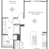 Floor plan: A 11 1Bed/1