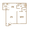 Floor plan: Studio