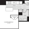Floor plan: Studio Alcove