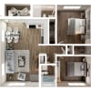 Floor plan: B1R