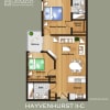Floor plan: 2 Bedroom 2 Bathroom