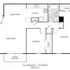 Floor plan: 2x1AR1T2 - 2X1 Renovated
