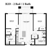 Floor plan: B2D