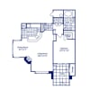 Floor plan: 1BR
