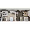 Floor plan: S-5 Deluxe Studio
