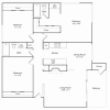 Floor plan: 3x2 Renovated