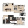 Floor plan: B12 Van Dyke Townhome