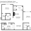 Floor plan: 2BR 2BA (1100sf)