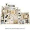 Floor plan: B1 - Hillsboro Beach