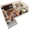 Floor plan: 1 BR Grand Overlook