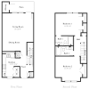 Floor plan: 2 Bedroom 2 Bath - Premium
