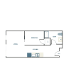 Floor plan: 1x1 - B6