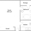 Floor plan: Studio