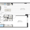 Floor plan: 1 Bed/1 Bath-H6