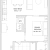 Floor plan: 1 BR V