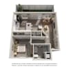 Floor plan: One Bedroom