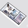 Floor plan: 1 Bdr 1 Bath R