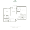Floor plan: Two Bedroom 926
