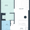 Floor plan: 1 Bed/1 Bath-a10g
