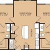 Floor plan: B1A