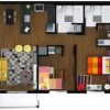 Floor plan: 2-Bedroom