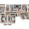 Floor plan: 3x2 | Shore | New TA Reno