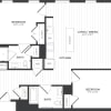 Floor plan: 2 Bed/2 Bath-B1-Center