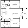 Floor plan: 2x2 H