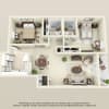 Floor plan: Classic Style Two Bedroom Downstairs
