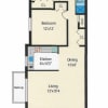 Floor plan: TWO BEDROOM W/DEN