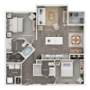Floor plan: C1