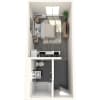 Floor plan: Tower No Balcony Studio