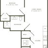 Floor plan: One Bedroom A
