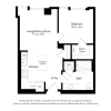 Floor plan: A04 - 1 Bedroom