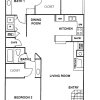 Floor plan: Model 2C