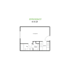 Floor plan: Studio