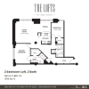 Floor plan: ARCH | 2 BED | G