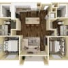Floor plan: B1