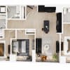 Floor plan: 3 Bed/3 Bath-PH-B6