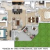 Floor plan: Kenyon with Fenced-In Yard