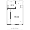 Floor plan: 2 Bed 1 Bath