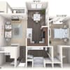 Floor plan: A4-S-Upper