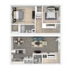 Floor plan: 2X1.5 Large