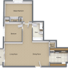 Floor plan: Two Bedroom