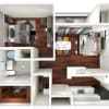 Floor plan: 1 Bedroom 1 Bath