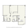 Floor plan: Two Bedroom Nook