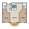 Floor plan: 2C